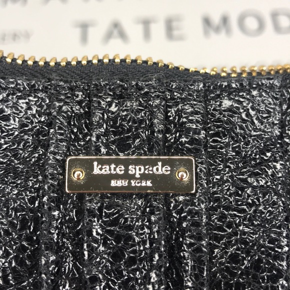 Kate Spade Small Silka Metallic Leather Bow Clutch - Picture 5 of 6